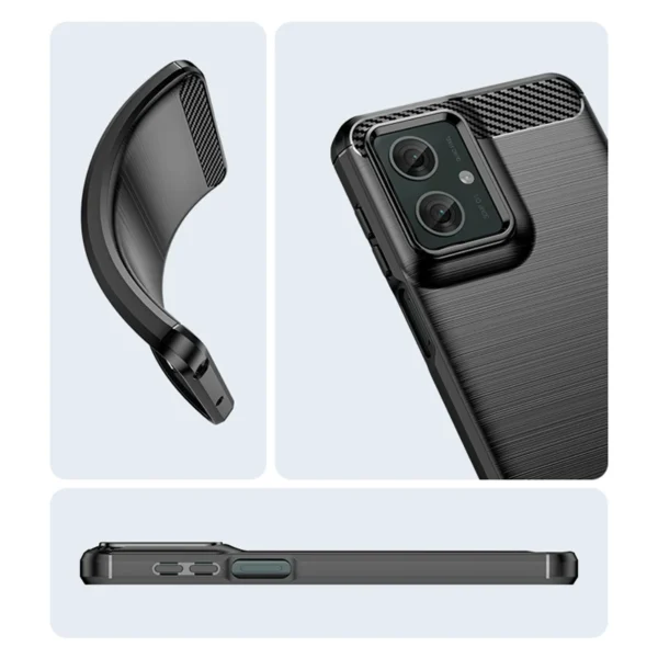 Voor Motorola Moto G55 Case Motorola Moto G55 Cover Funda Schokbestendig Geborsteld TPU Protector Telefoon Achterkant Voor Motorola Moto G55 - Afbeelding 5