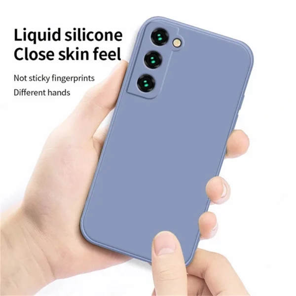 Luxe Vloeibare Siliconen Case voor Samsung - Afbeelding 4