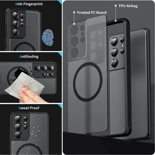 Matte Magnetische Voor Samsung Galaxy - Afbeelding 5