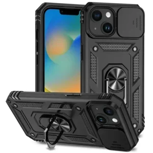 Voor iPhone 15 Pro Max Case Kickstand Bumper
