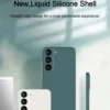 Luxe Vloeibare Siliconen Case voor Samsung - Afbeelding 2