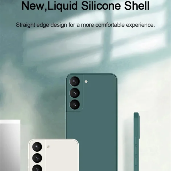 Luxe Vloeibare Siliconen Case voor Samsung - Afbeelding 2