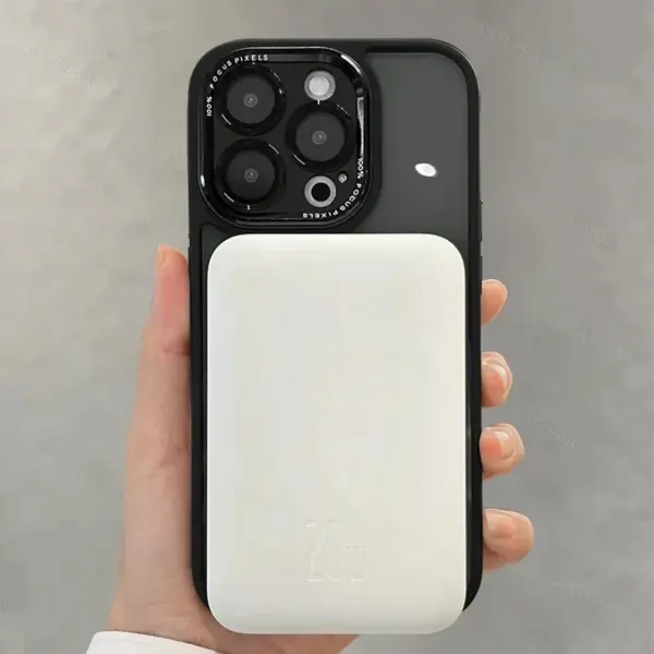 Luxe Magnetische Metalen Lens Bumper Bescherming Case Voor iPhone 15 - Afbeelding 6